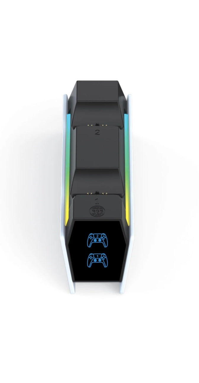 LEVEL UP PS5 DUAL CONTROL CHARGING STATION